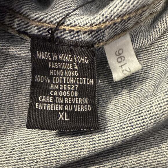 Vintage Marithe Francois Girbaud Denim Jeans Jacket Mens XLY2K Skater - Picture 4 of 6